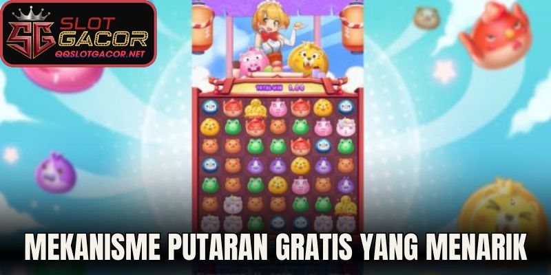 Mekanisme putaran gratis yang menarik